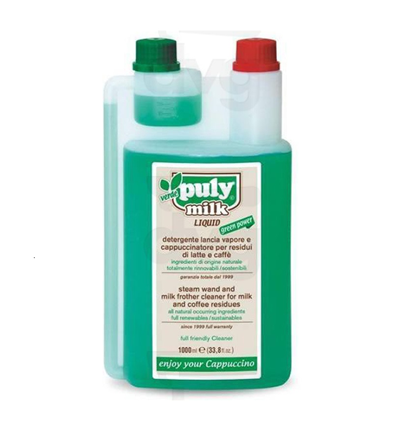 Detergente flacone PULY MILK PLUS VERDE liquido 1 lt. 20 dosi
